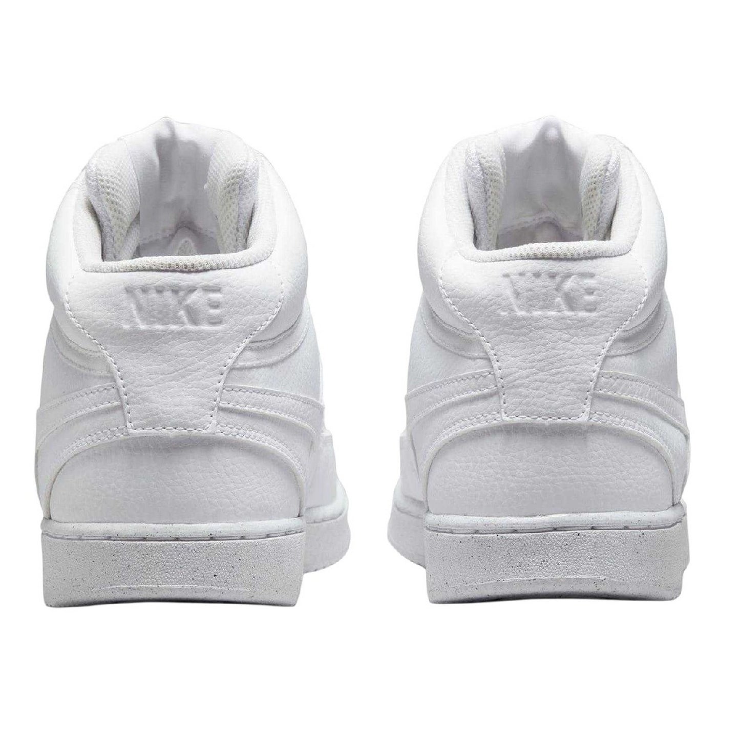 White - Back - Nike Mens Court Vision Next Nature Synthetic High-top High Top Trainers