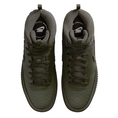 Khaki Green - Side - Nike Mens Court Vision Next Nature Synthetic High-top High Top Trainers