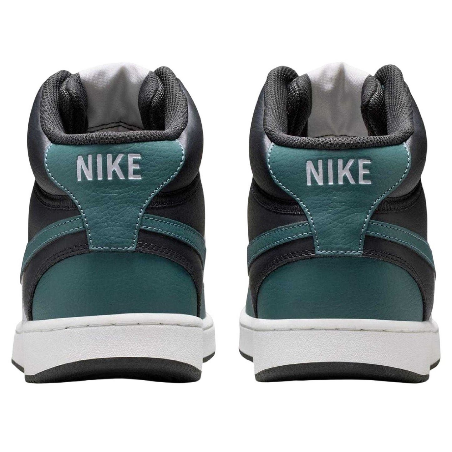 Grey-Slate - Back - Nike Mens Court Vision Next Nature Synthetic High-top High Top Trainers