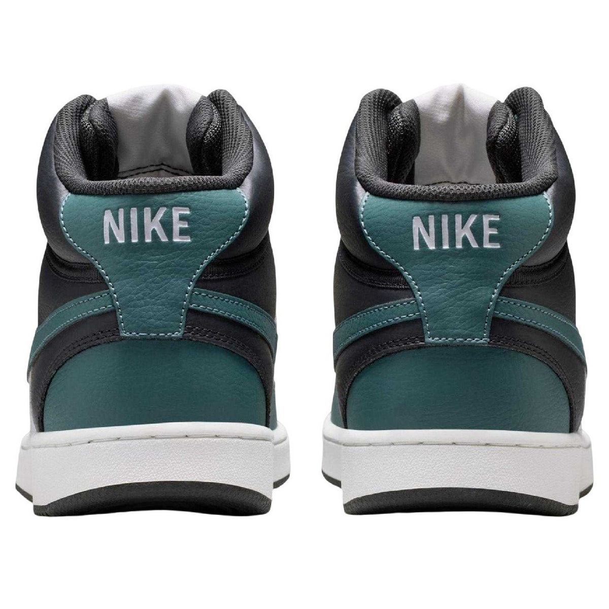 Grey-Slate - Back - Nike Mens Court Vision Next Nature Synthetic High-top High Top Trainers