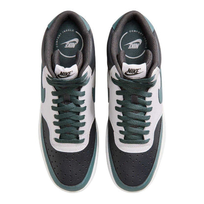 Grey-Slate - Side - Nike Mens Court Vision Next Nature Synthetic High-top High Top Trainers