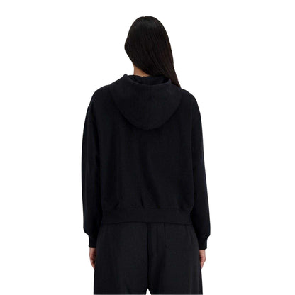 Black - Back - New Balance Womens-Ladies Full Zip Hoodie
