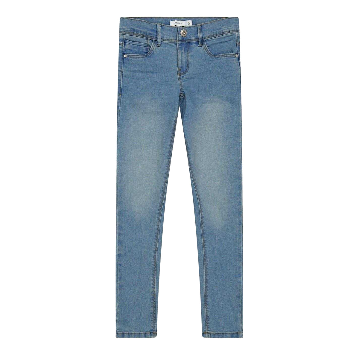Light Blue - Front - Name It Childrens-Kids Denim Jeans