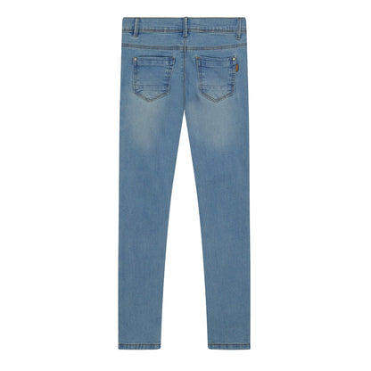 Light Blue - Back - Name It Childrens-Kids Denim Jeans