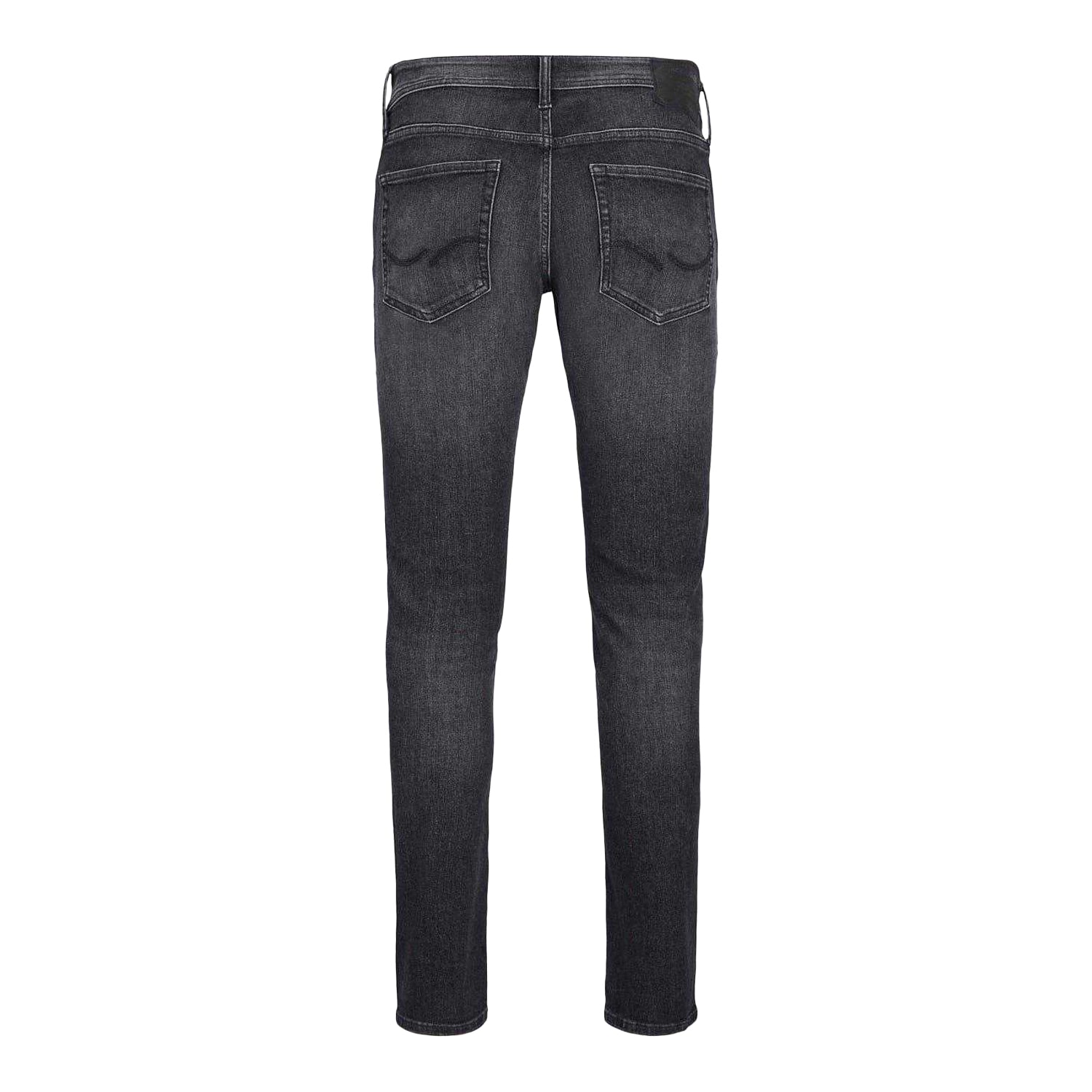 Black Denim - Back - Jack And Jones Mens Glenn Jeans