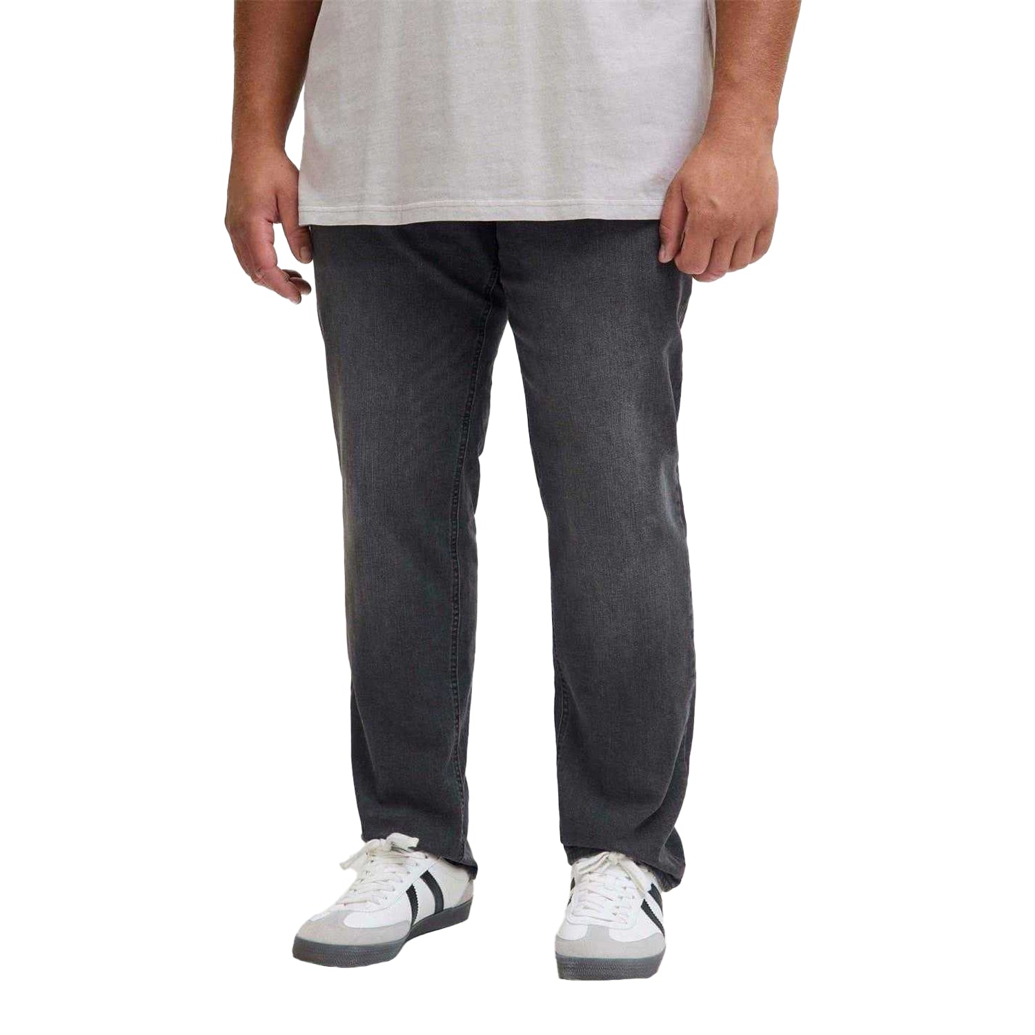 Black Denim - Side - Jack And Jones Mens Glenn Jeans