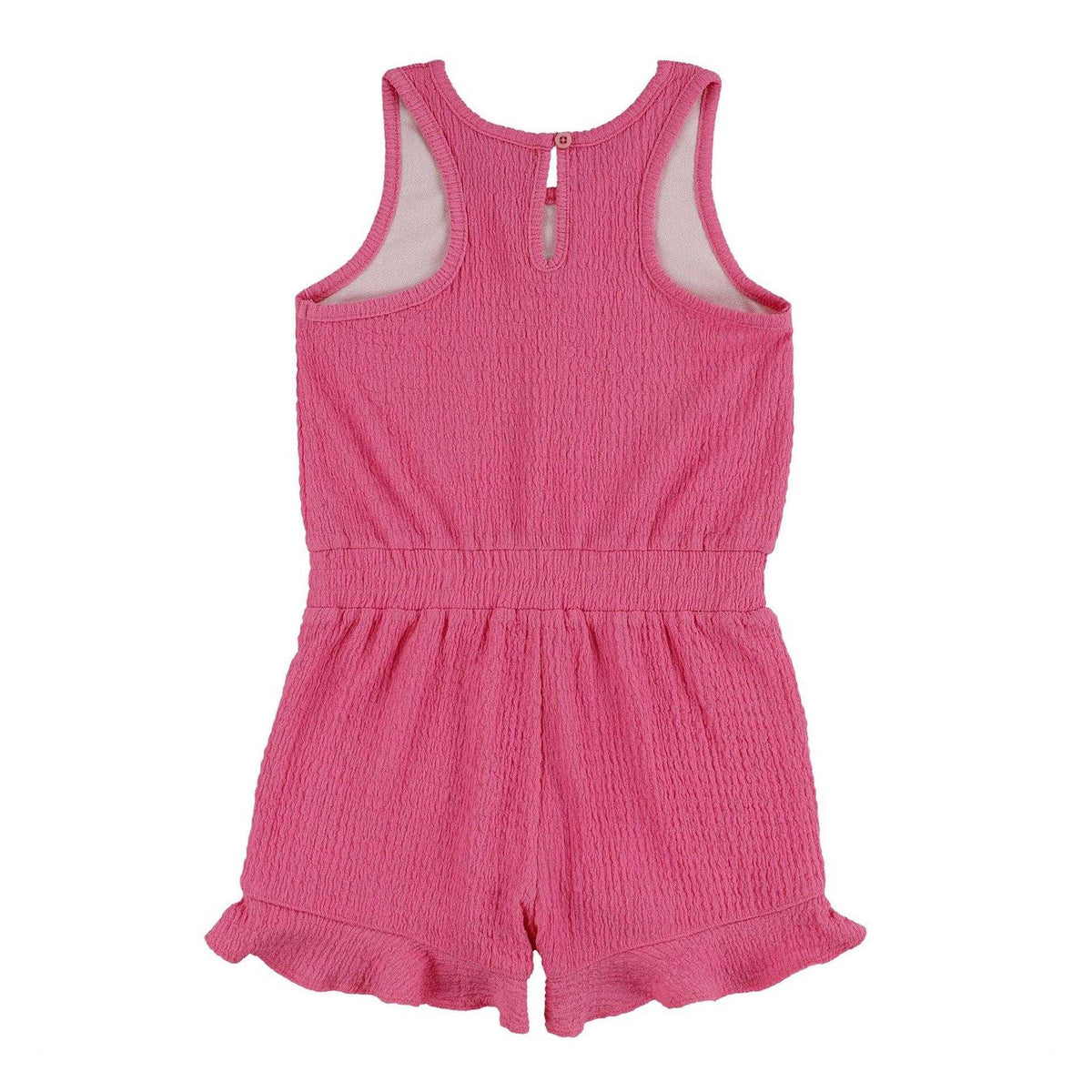 Pink - Back - Nike Childrens-Kids Textured Romper