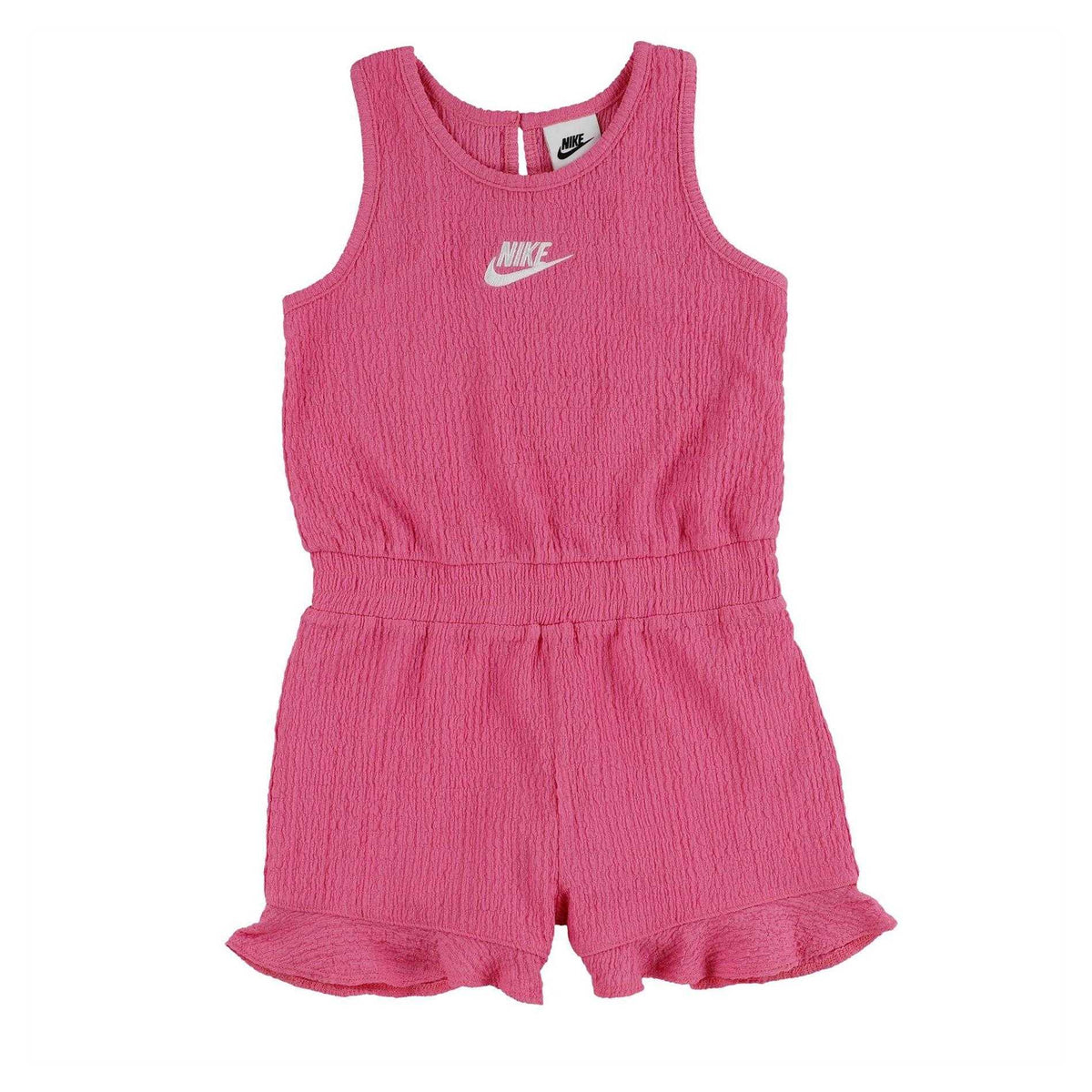 Pink - Front - Nike Childrens-Kids Textured Romper