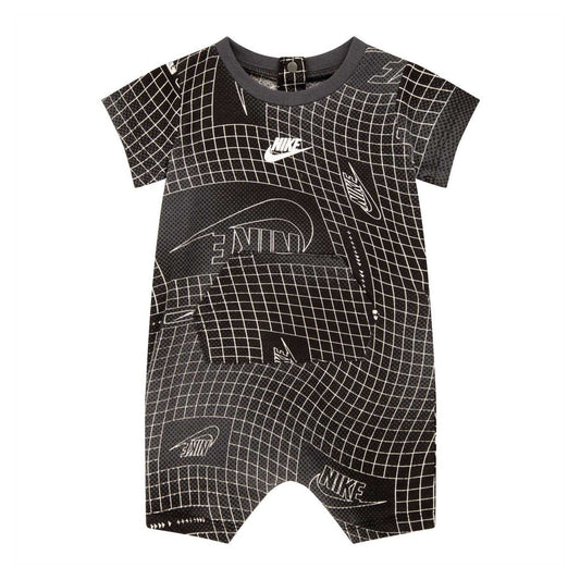 Iron Grey - Front - Nike Baby Club Romper