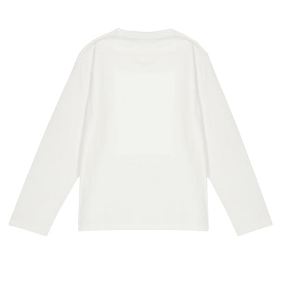 White-Blue - Back - Off White Unisex Adult Graphic Print T-Shirt