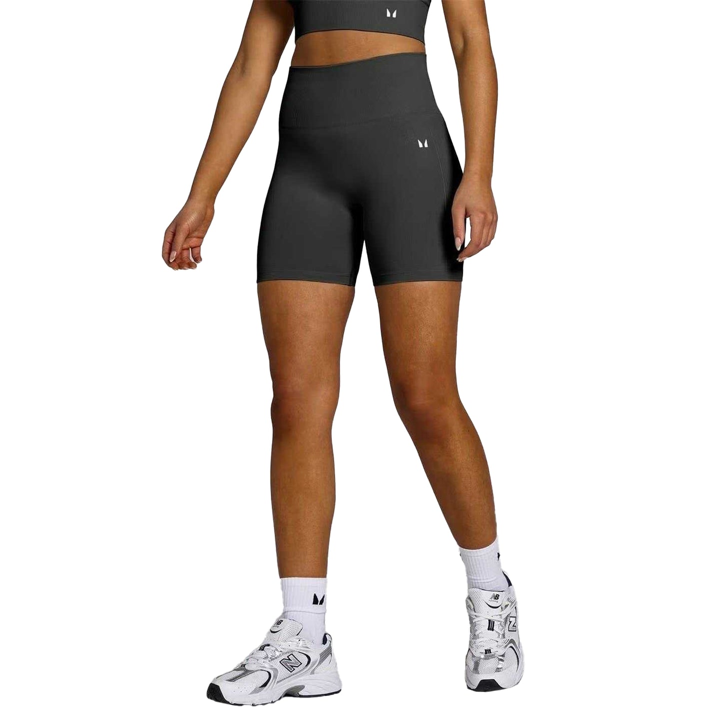 Dark Shadow - Front - MyProtein Womens-Ladies Slim Cycling Shorts