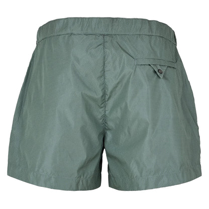Light-Green - Back - Boss Mens Nice Polka Dot Chino Shorts