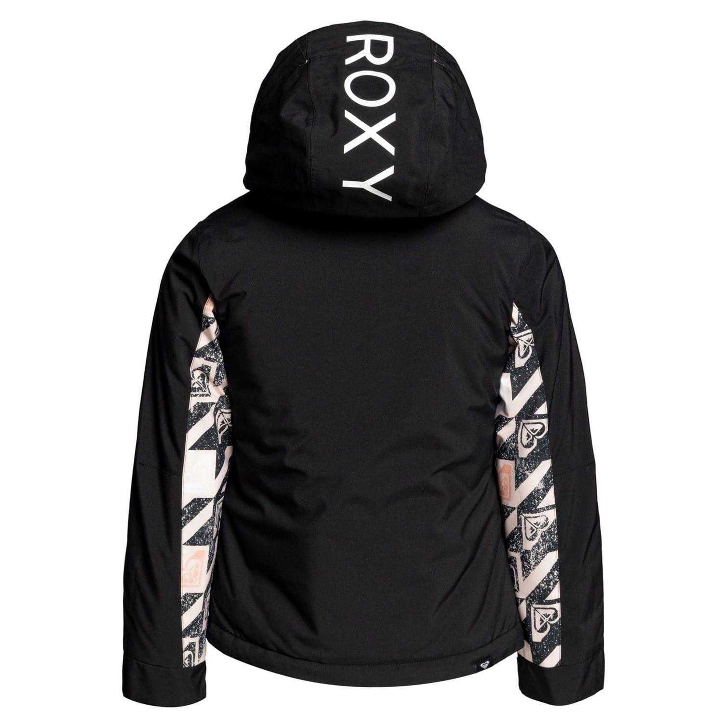 Black Melange - Back - Roxy Girls Ski Jacket