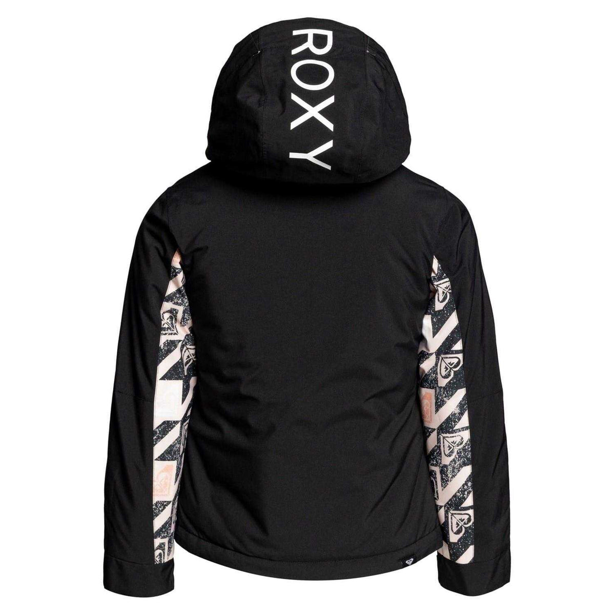 Black Melange - Back - Roxy Girls Ski Jacket