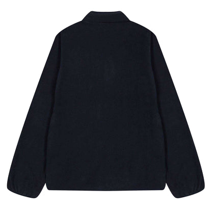 Dark Navy - Back - Lyle & Scott Mens Regular Fleece Jacket