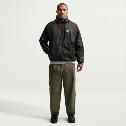 Jet Black-White - Side - Nike Mens Windrunner Jacket