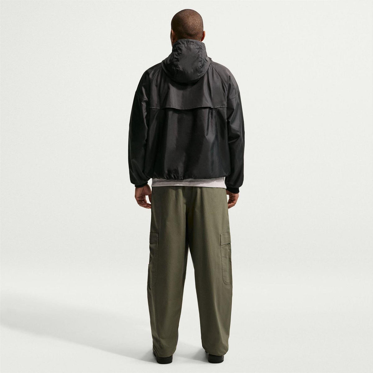 Jet Black-White - Lifestyle - Nike Mens Windrunner Jacket