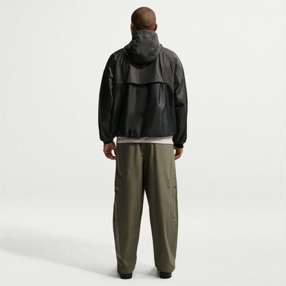 Jet Black-White - Lifestyle - Nike Mens Windrunner Jacket