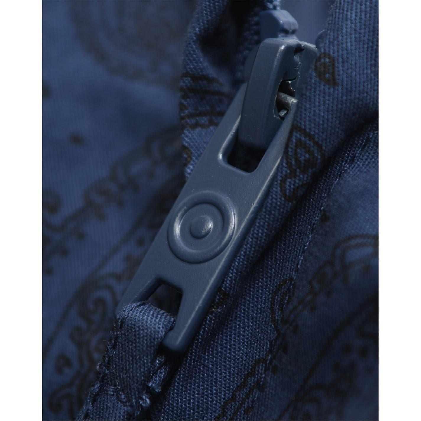 Blue - Pack Shot - Lambretta Mens Hooded Jacket