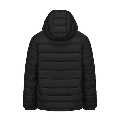 Grey-Black - Back - Gelert Childrens-Kids Puffer Jacket