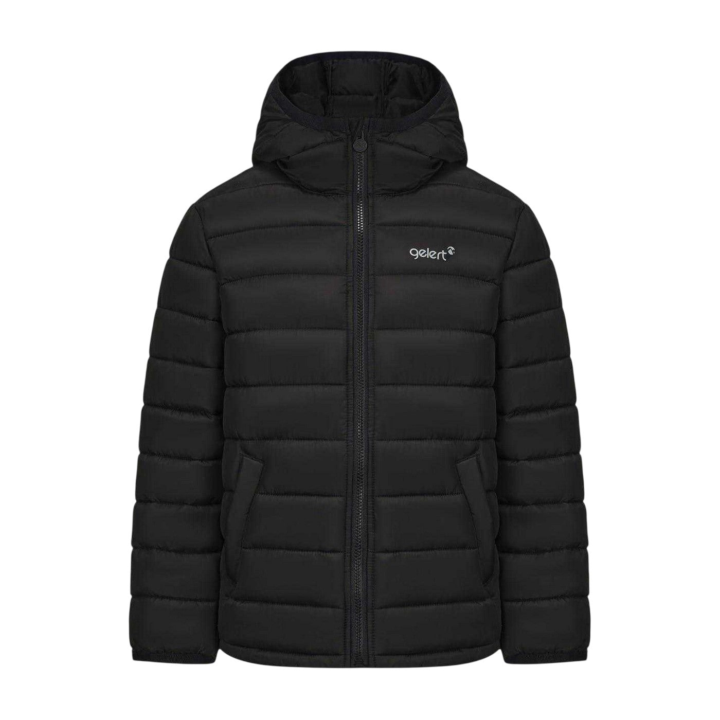 Grey-Black - Front - Gelert Childrens-Kids Puffer Jacket