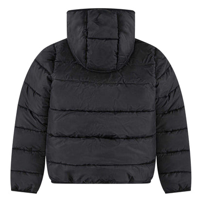 Black Print - Back - Levis Unisex Adult Solid Puffer Jacket