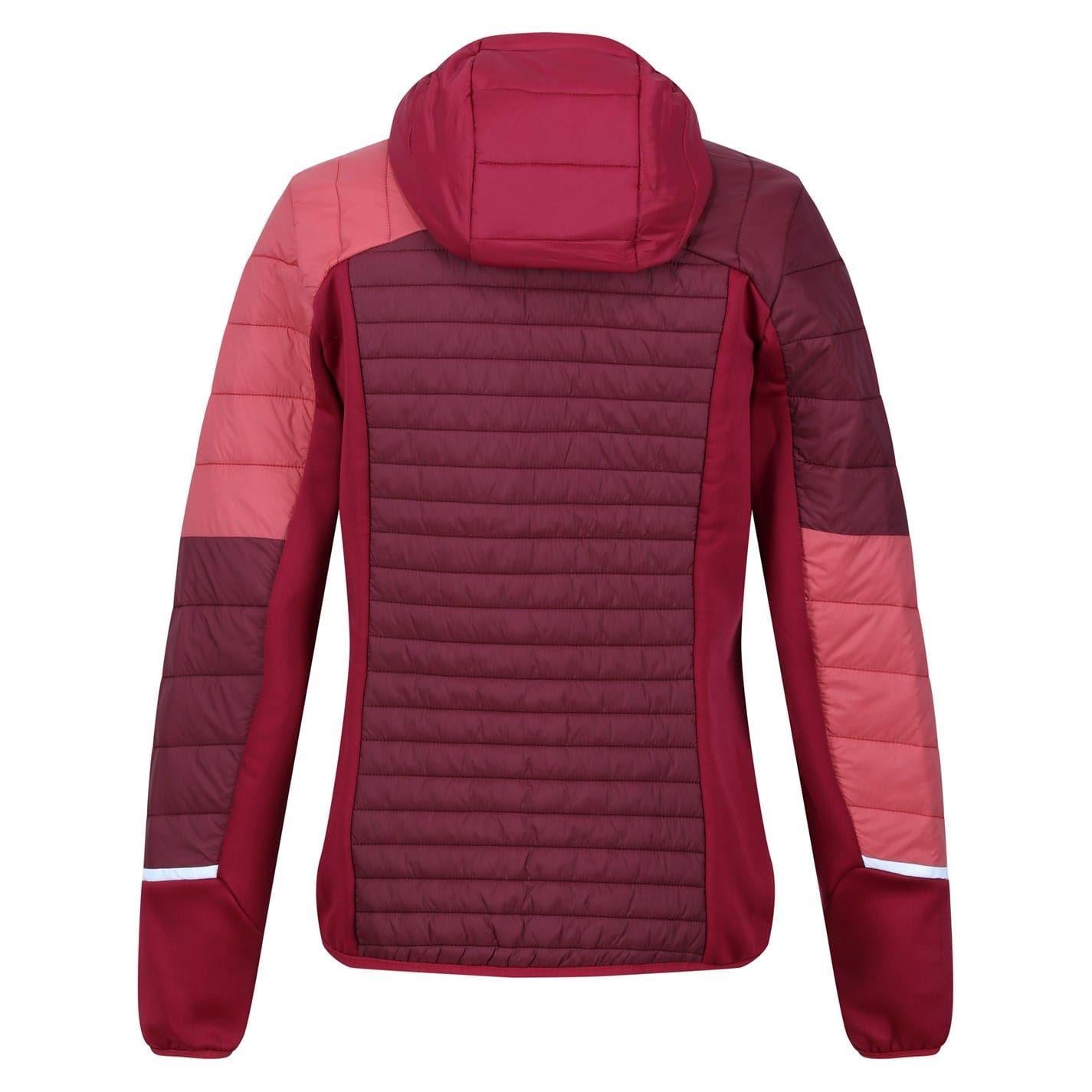 Burgundy-Rumba Red - Back - Regatta Womens-Ladies Trutton Puffer Jacket
