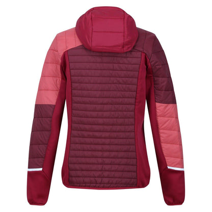 Burgundy-Rumba Red - Back - Regatta Womens-Ladies Trutton Puffer Jacket