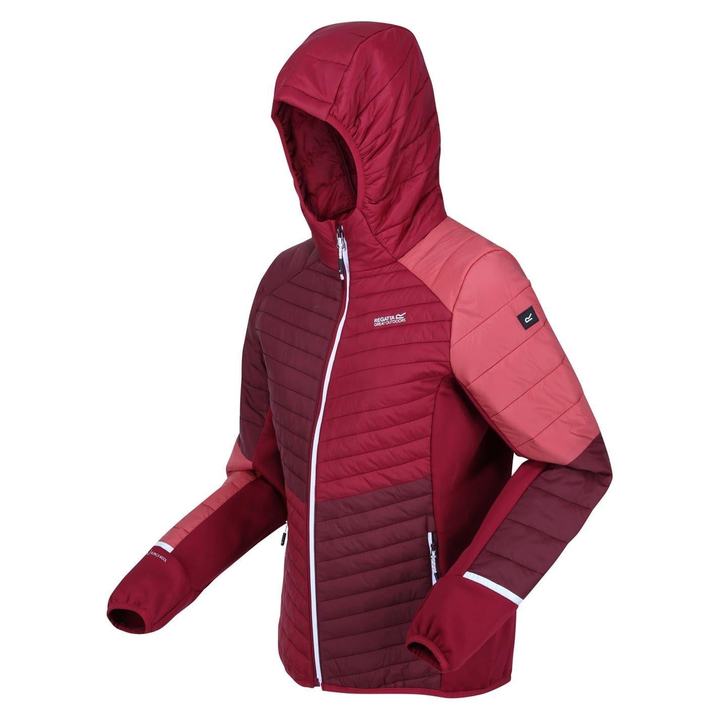 Burgundy-Rumba Red - Side - Regatta Womens-Ladies Trutton Puffer Jacket