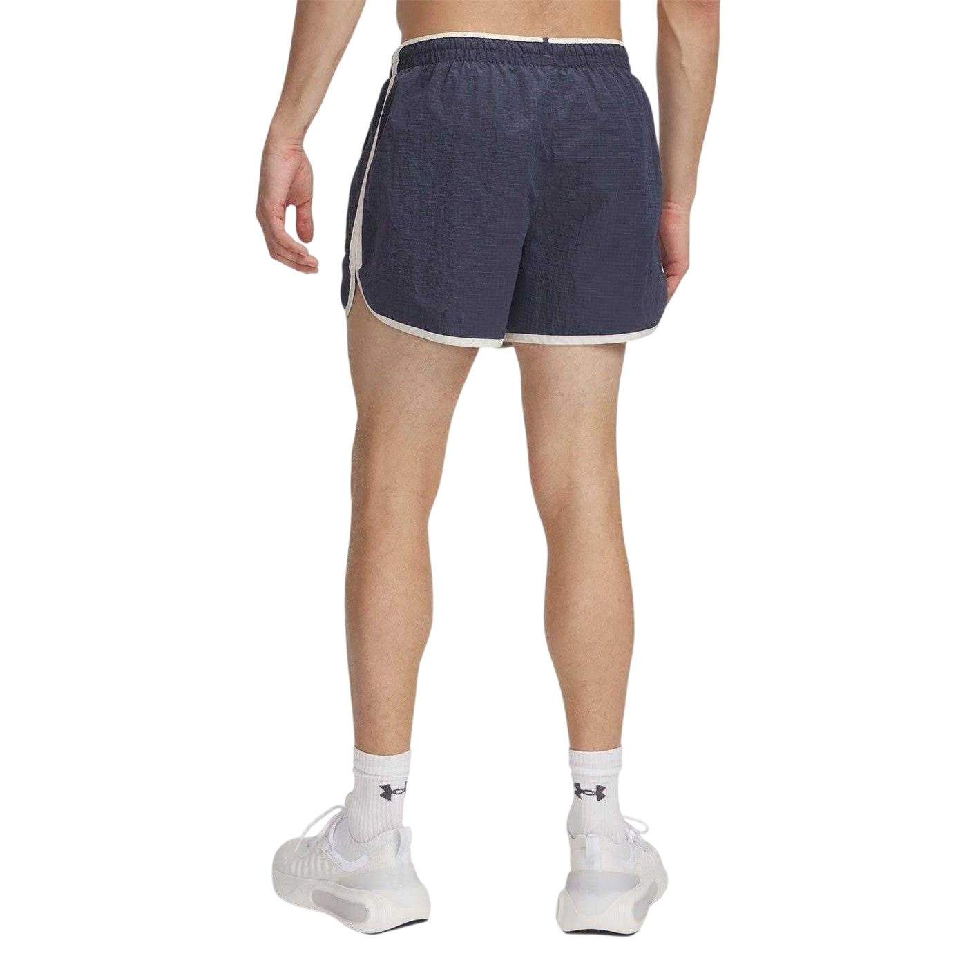 Grey - Back - Under Armour Mens Run 96 Running Shorts