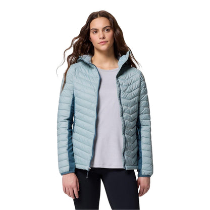 Blue - Lifestyle - Columbia Womens-Ladies Powder Pass 2 Hybrid Jacket
