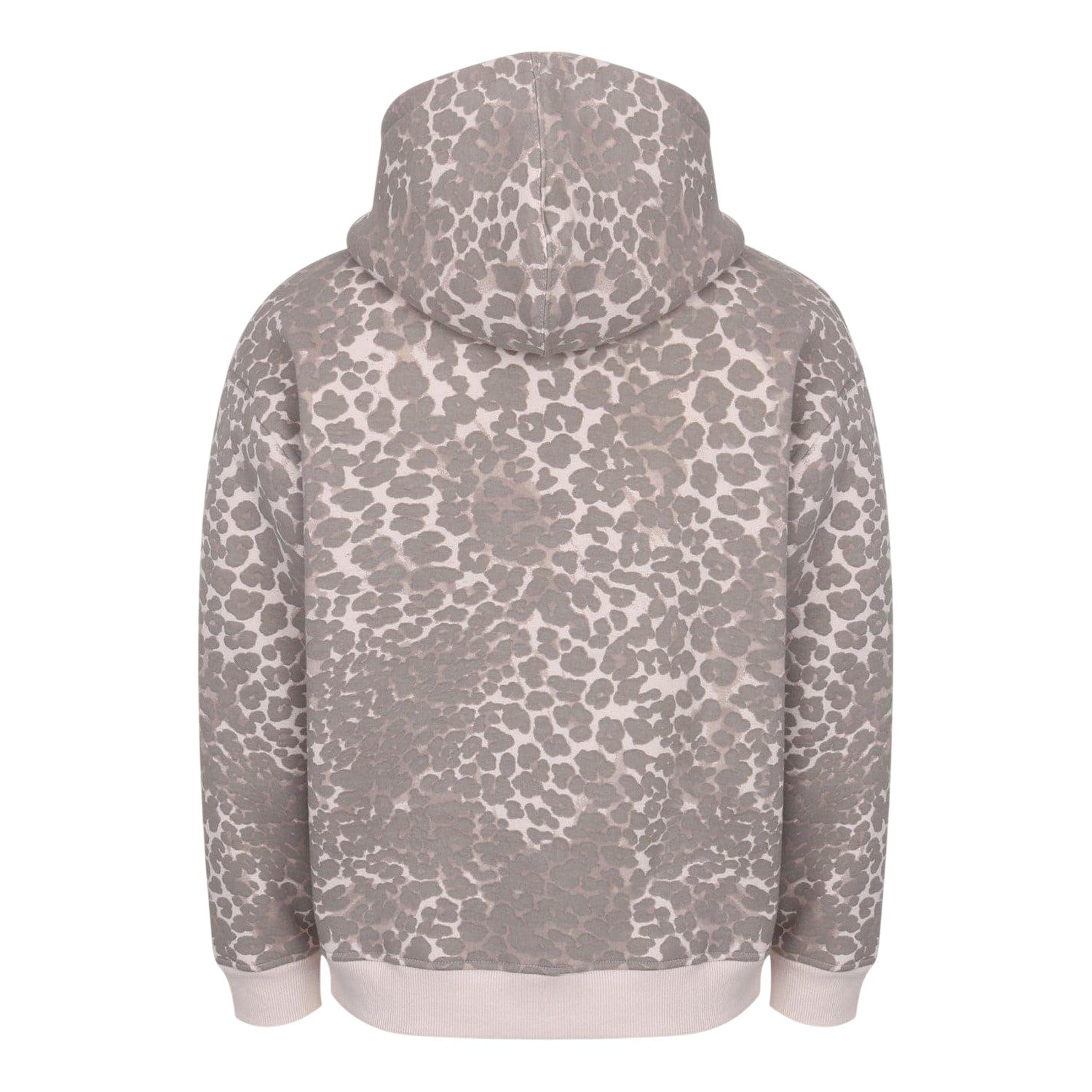 Leopard - Back - Miso Unisex Adult Leopard Pattern Sweat Jacket