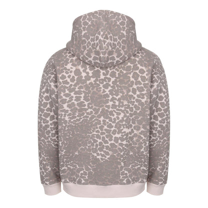 Leopard - Back - Miso Unisex Adult Leopard Pattern Sweat Jacket