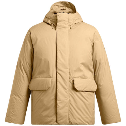 Brown - Front - Under Armour Mens Limitless Down Filled Puffer Jacket
