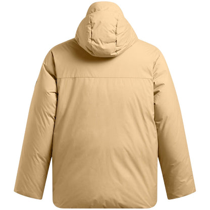 Brown - Back - Under Armour Mens Limitless Down Filled Puffer Jacket