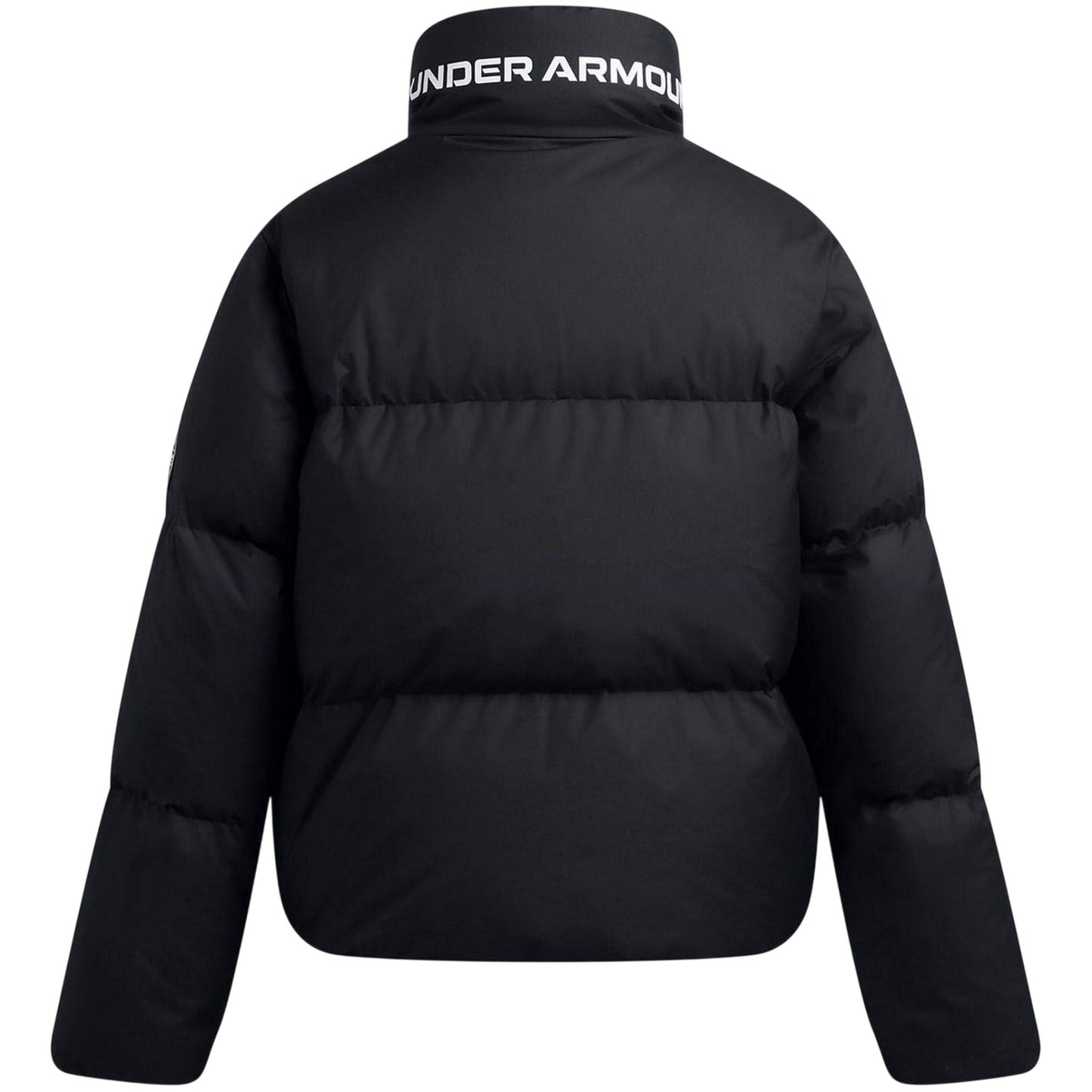 Black - Back - Under Armour Womens-Ladies Puffer Jacket