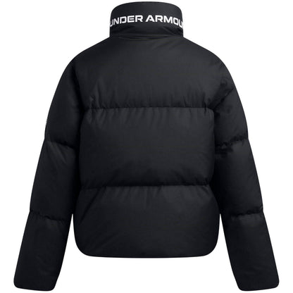 Black - Back - Under Armour Womens-Ladies Puffer Jacket