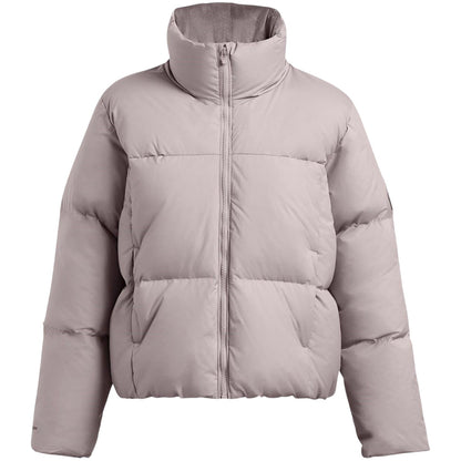 Grey - Front - Under Armour Womens-Ladies Puffer Jacket
