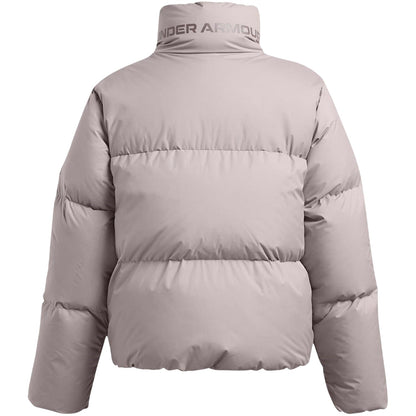Grey - Back - Under Armour Womens-Ladies Puffer Jacket