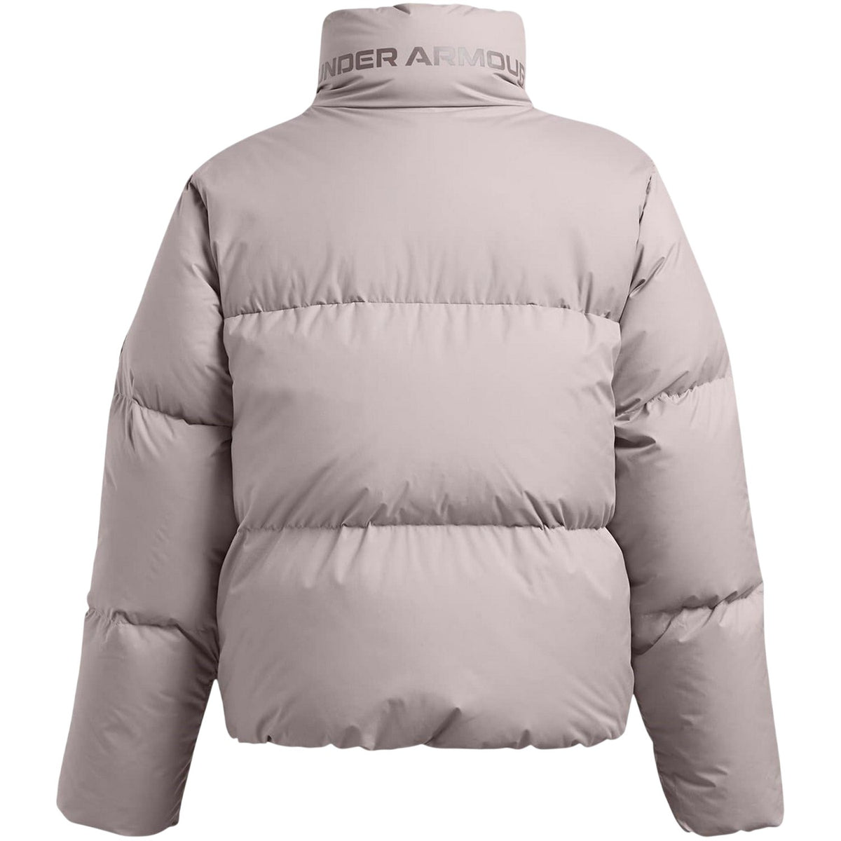 Grey - Back - Under Armour Womens-Ladies Puffer Jacket
