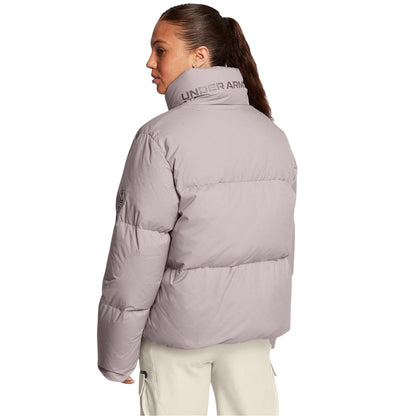 Grey - Lifestyle - Under Armour Womens-Ladies Puffer Jacket