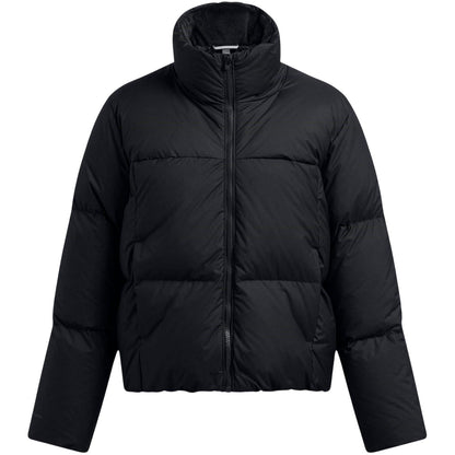 Black - Front - Under Armour Womens-Ladies Puffer Jacket