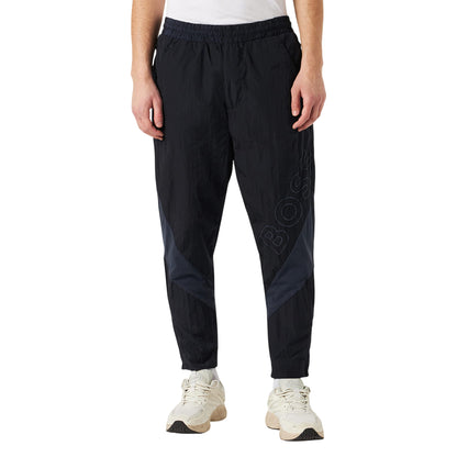 Dark Blue - Back - Boss Mens Selon Colour Block Slim Joggers