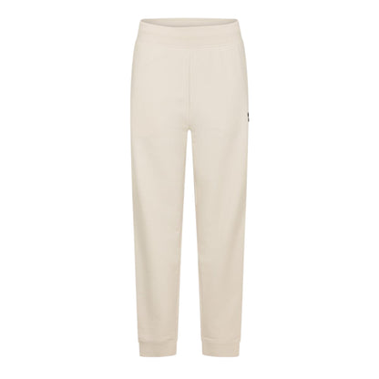 White - Front - Hugo Womens-Ladies Plain Ribbed Cuff Jogging Bottoms