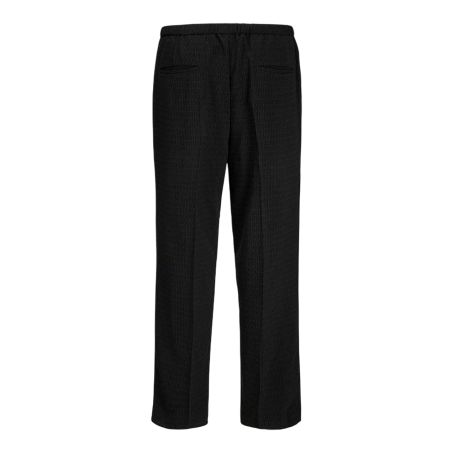 Black - Back - Jack And Jones Mens Bill Stripe Wide Leg Joggers