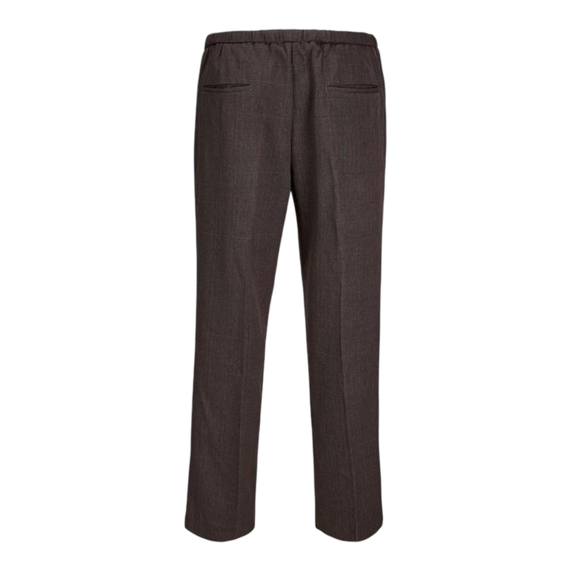Chocolate - Back - Jack And Jones Mens Bill Stripe Wide Leg Joggers