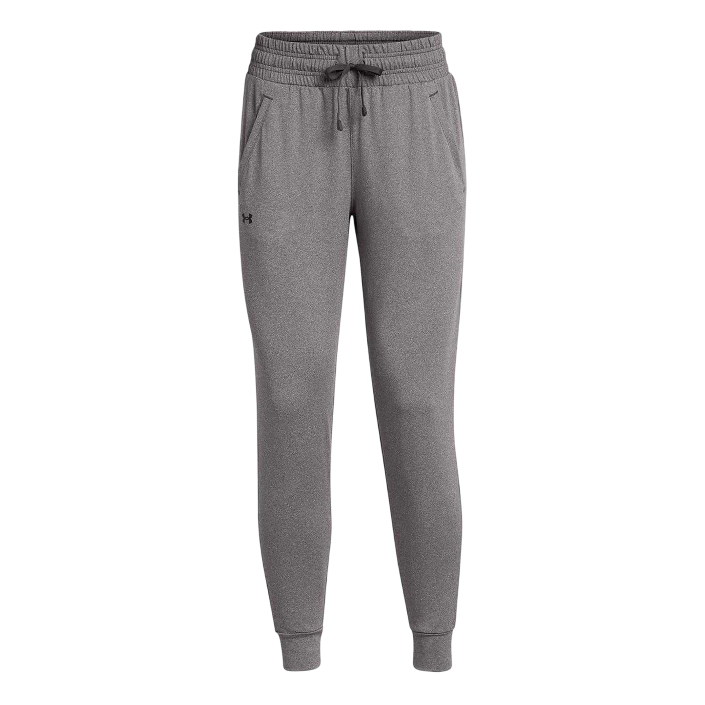 Grey - Front - Under Armour Womens-Ladies Slim Joggers