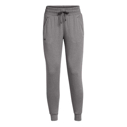 Grey - Front - Under Armour Womens-Ladies Slim Joggers