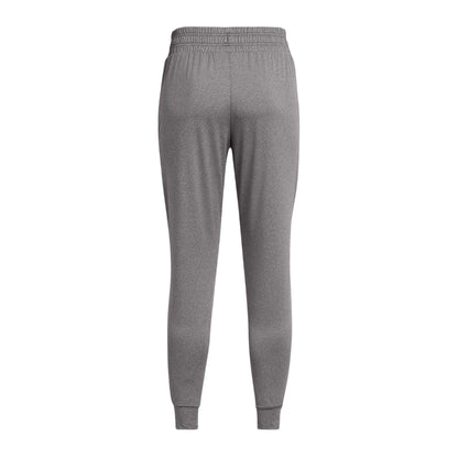 Grey - Back - Under Armour Womens-Ladies Slim Joggers