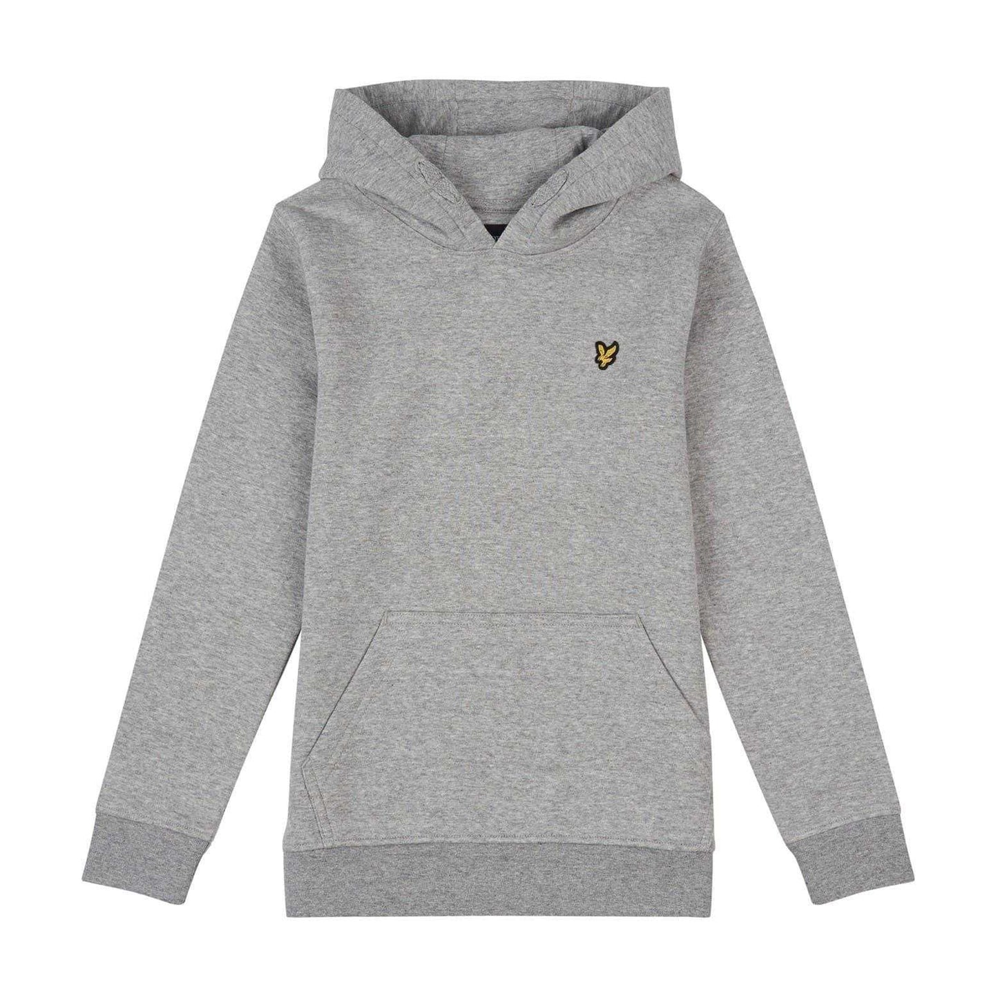 Grey Heather - Front - Lyle & Scott Boys Regular Hoodie